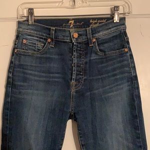 7 For All Mankind High Waist Jeans Size 25